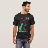 Daddysaurus Dad Rex Autism Awareness Pap T-shirt (Voorkant volledig)