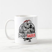 Daddysaurus Daddy Saurus T Rex Vaderdag 1WH1 Koffiemok (Links)