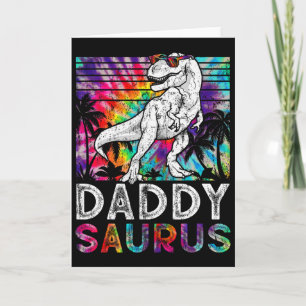 Daddysaurus Dinosaur Daddy Saurus Familie Matching Kaart