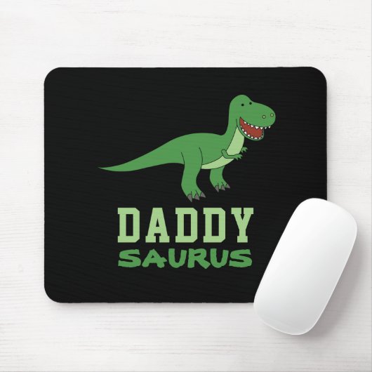 Daddysaurus Dinosaur T-Rex Dino Dad Vaderdag Muismat (Met muis)