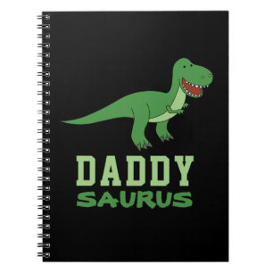 Daddysaurus Dinosaur T-Rex Dino Dad Vaderdag Notitieboek