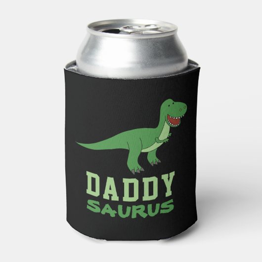 Daddysaurus Dinosaur T-Rex Dino Papa Vaderdag Blikjeskoeler (Blikje Voorkant)