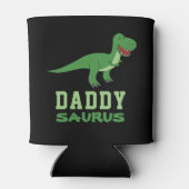 Daddysaurus Dinosaur T-Rex Dino Papa Vaderdag Blikjeskoeler (Achterkant)