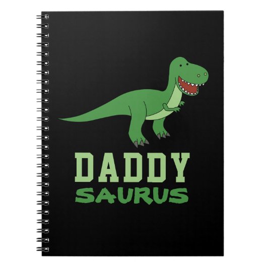 Daddysaurus Dinosaur T-Rex Dino Papa Vaderdag Notitieboek (Voorkant)