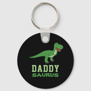 Daddysaurus Dinosaur T-Rex Dino Papa Vaderdag Sleutelhanger