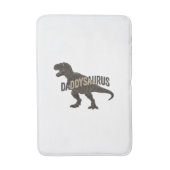 Daddysaurus Dinosaurus Vintage Gravure Shirt Ontwe Badmat (Voorkant Verticaal)