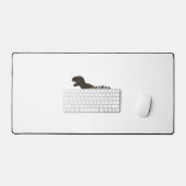 Daddysaurus Dinosaurus Vintage Gravure Shirt Ontwe Bureaumat (Keyboard & Muis)