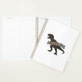 Daddysaurus Dinosaurus Vintage Gravure Shirt Ontwe Planner (Display)