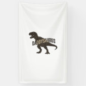 Daddysaurus Dinosaurus Vintage Gravure Shirt Ontwe Spandoek (Verticaal)