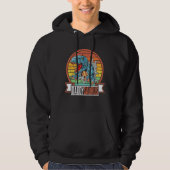 Daddysaurus Fathers Day For Dad Hoodie (Voorkant)
