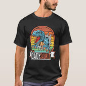 Daddysaurus Fathers Day For Dad T-shirt (Voorkant)