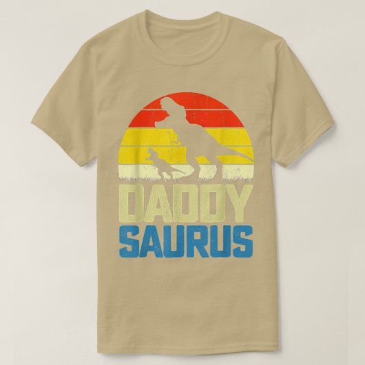 Daddysaurus Fathers Day Gift T'Are Dad Saurus Mann T-shirt (Design voorkant)