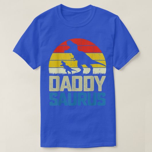 Daddysaurus Fathers Day T Re Dad Saurus Mannen T-shirt (Design voorkant)