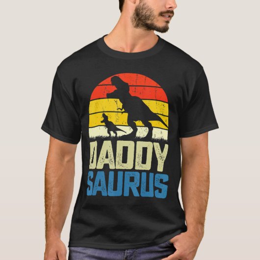  Daddysaurus Fathers Day T-shirt (Voorkant)