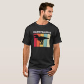 Daddysaurus Funny Fathers Day Gift Dad Dinosaur Da T-shirt (Voorkant volledig)