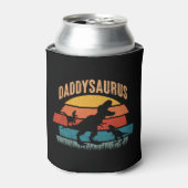 Daddysaurus - Grappige dinosaurus papa cadeau Blikjeskoeler (Blikje Voorkant)