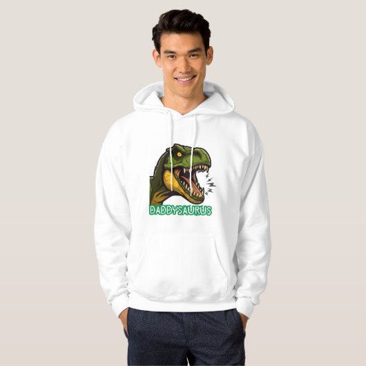 Daddysaurus Hoodie (Voorkant volledig)
