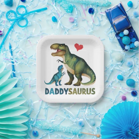 Daddysaurus Papieren Bordje (Feest)