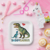 Daddysaurus Papieren Bordje (Feest)