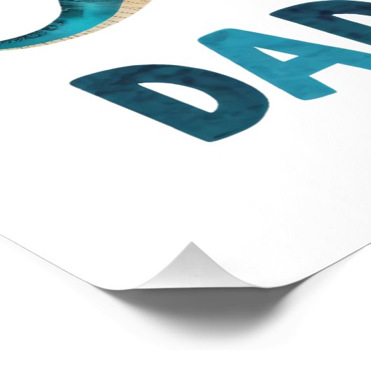 Daddysaurus Perfect Poster (Hoek)