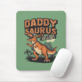 Daddysaurus Rex: De koele prehistorische legende Muismat (Met muis)