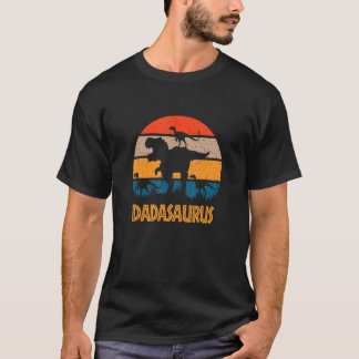 Daddysaurus Rex Dinosaur Dad Saurus Dad Dino 6 T-shirt