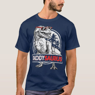 Daddysaurus Rex Dinosaur Dad Saurus Family Matc T-shirt