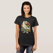 Daddysaurus Rex Dinosaur Dad Saurus Family Match T-shirt (Voorkant volledig)