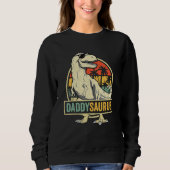 Daddysaurus Rex Dinosaur Dad Saurus Family Match Trui (Voorkant)