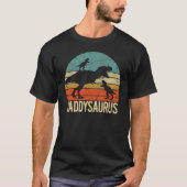 Daddysaurus Rex Dinosaur Dad Saurus T-shirt (Voorkant)