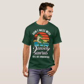 Daddysaurus Rex Dinosaur Dad T-Rex Fathers Day T-shirt (Voorkant volledig)