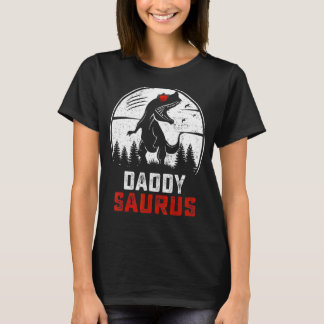 Daddysaurus rex Dinosaur DadSaurus Family Match T-shirt