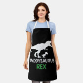 Daddysaurus Rex Of Kid Father's Day Schort (Gedragen)