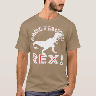 DaddySaurus Rex TRex Vaderdag T-shirt