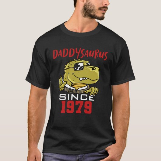 Daddysaurus since 1979 t-shirt (Voorkant)