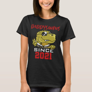 Daddysaurus since 2021 t-shirt