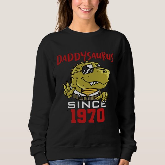 Daddysaurus sinds 1970 trui (Voorkant)