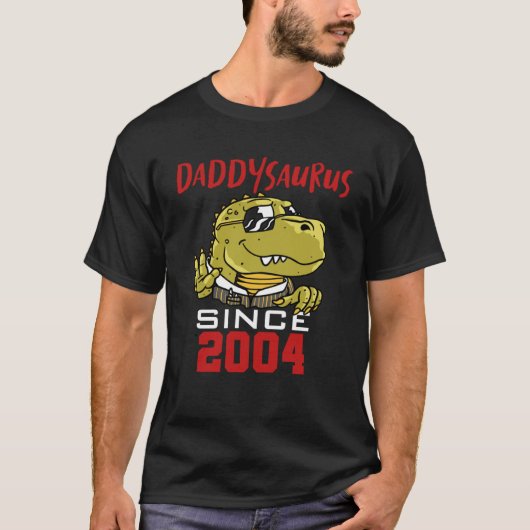 Daddysaurus sinds 2004 t-shirt (Voorkant)