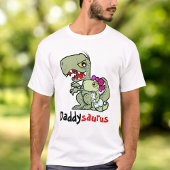 Daddysaurus T-Rex Baby Girl T-shirt