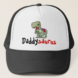 Daddysaurus T-Rex Baby Girl Trucker Pet