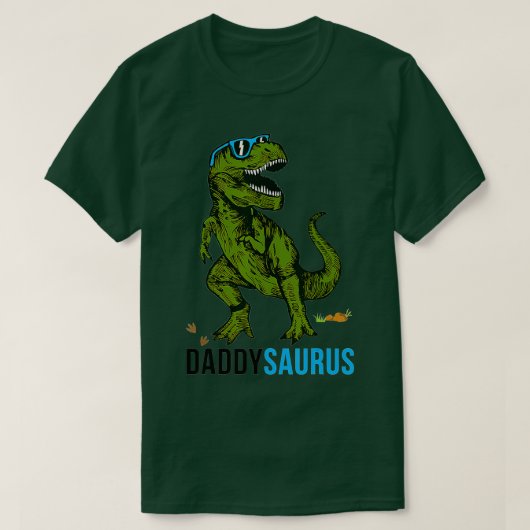 Daddysaurus T rex Dad saurus-Dad Fathers Day Gi T-shirt (Design voorkant)