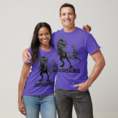 Daddysaurus T Rex Dinosaur Dad Saurus Cool Dad T-shirt (Unisex)