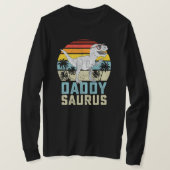 Daddysaurus T Rex Dinosaur Daddy Saurus Family T-shirt (Design voorkant)