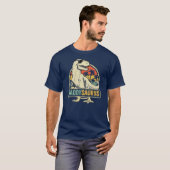 Daddysaurus T Rex Dinosaur Daddy Saurus Family T-shirt (Voorkant volledig)