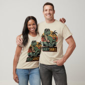 Daddysaurus T-Rex - Grappige Retro Dad Dinosaurus T-shirt (Unisex)