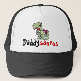 Daddysaurus T-Rex Papa Meisje Vaderdag Trucker Pet