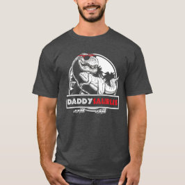 Daddysaurus T shirt Fathers Day Gifts T rex papa