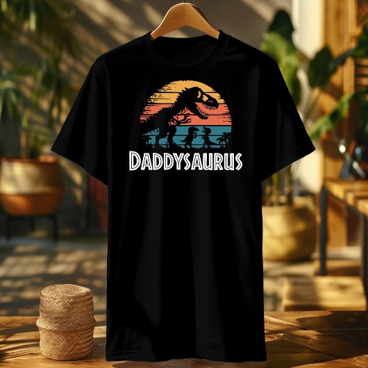 Daddysaurus vader Vaders Zoon Trex Dinosaur matchi T-shirt