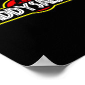 Daddysaurus vaders vaderdag poster (Hoek)