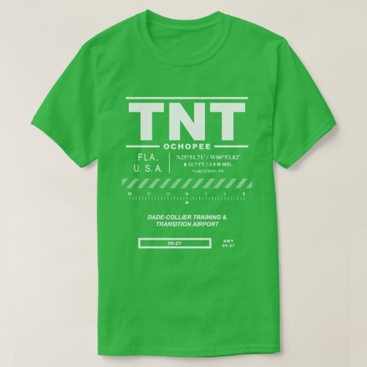 Dade Collier Training and Transition Airport TNT T-shirt (Design voorkant)